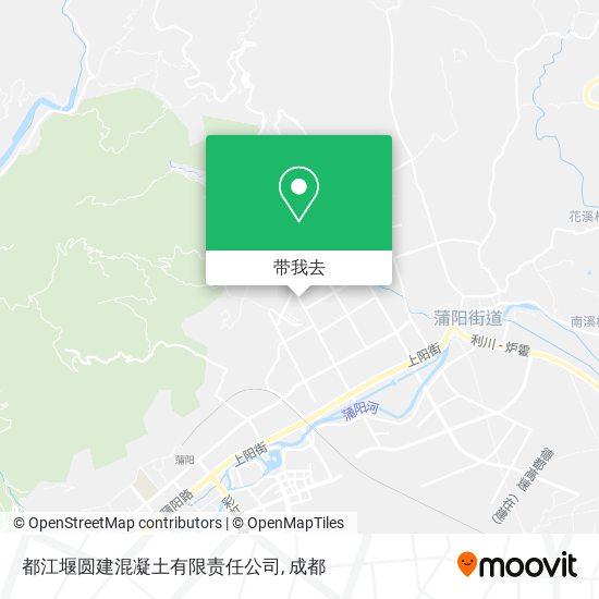都江堰圆建混凝土有限责任公司地图