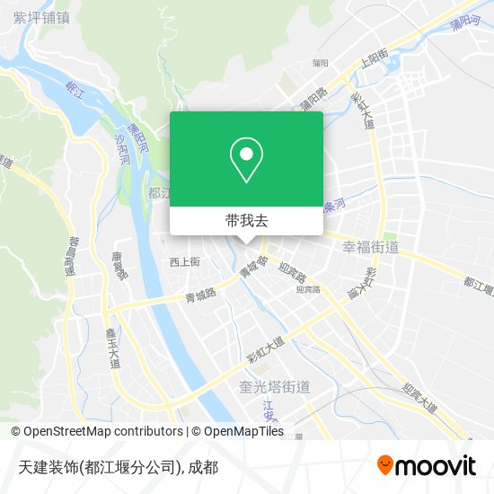 天建装饰(都江堰分公司)地图