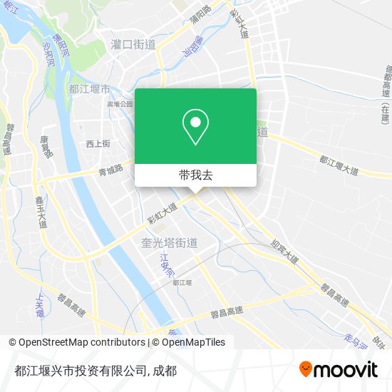 都江堰兴市投资有限公司地图