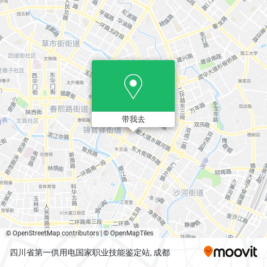 四川省第一供用电国家职业技能鉴定站地图