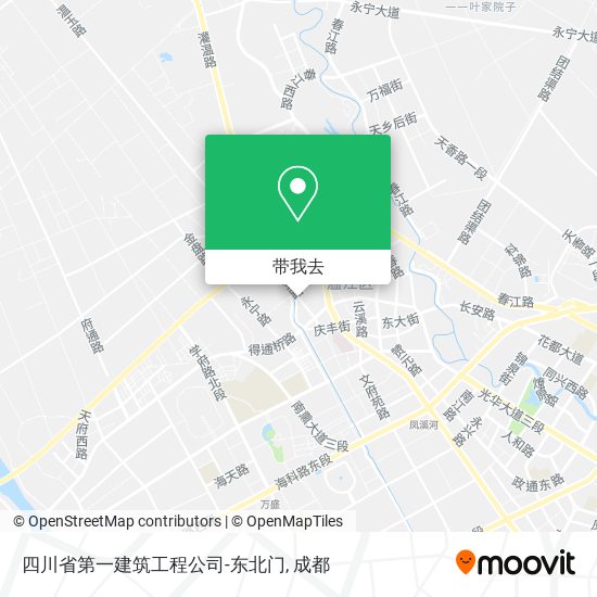 四川省第一建筑工程公司-东北门地图