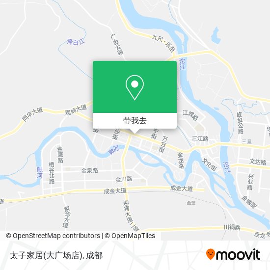 太子家居(大广场店)地图