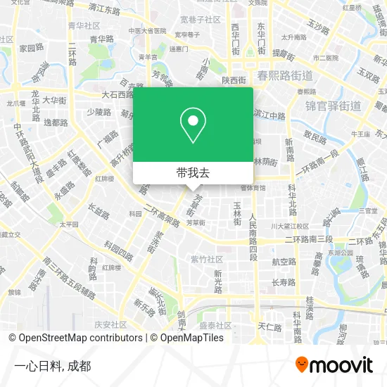 一心日料地图