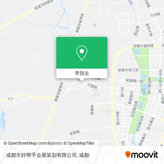 成都市好帮手会展策划有限公司地图
