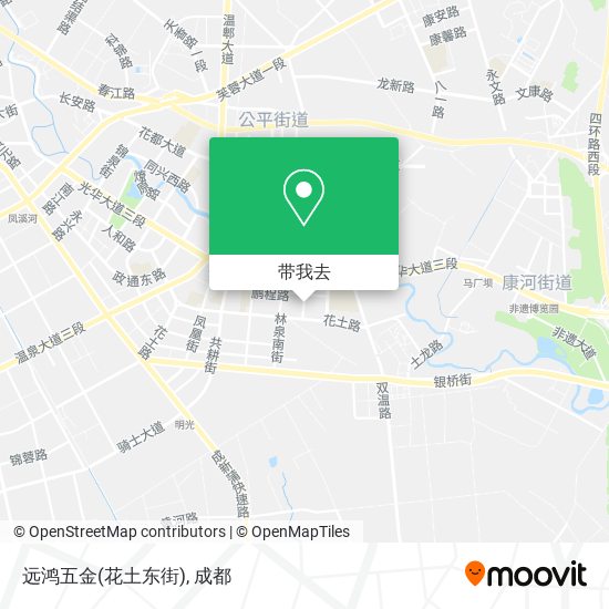 远鸿五金(花土东街)地图