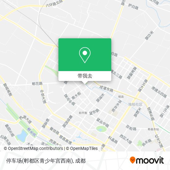 停车场(郫都区青少年宫西南)地图
