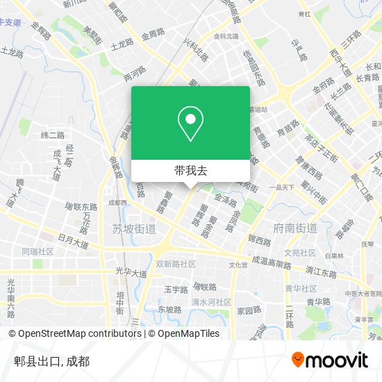 郫县出口地图
