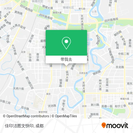 佳印洁图文快印地图