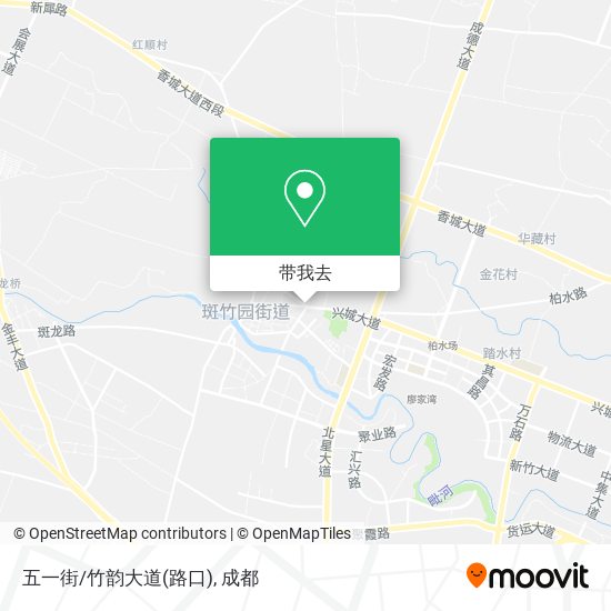 五一街/竹韵大道(路口)地图