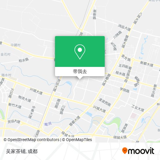 吴家茶铺地图