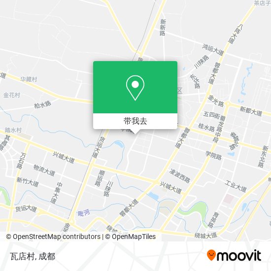 瓦店村地图