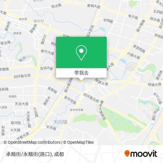承顺街/永顺街(路口)地图