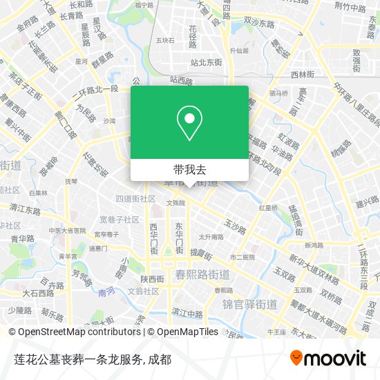 莲花公墓丧葬一条龙服务地图