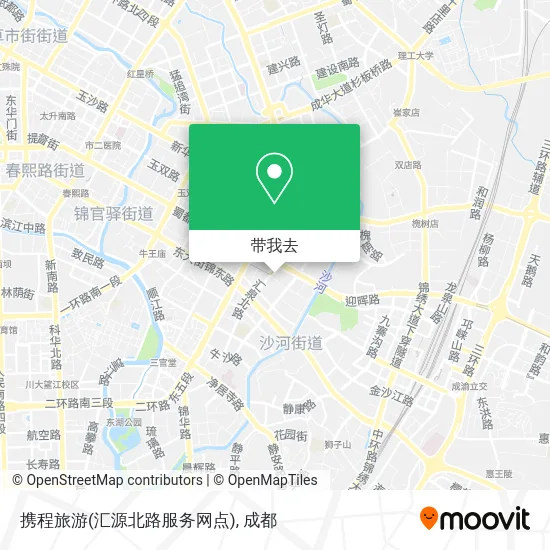 携程旅游(汇源北路服务网点)地图