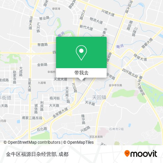 金牛区福源日杂经营部地图
