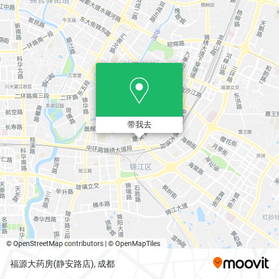 福源大药房(静安路店)地图