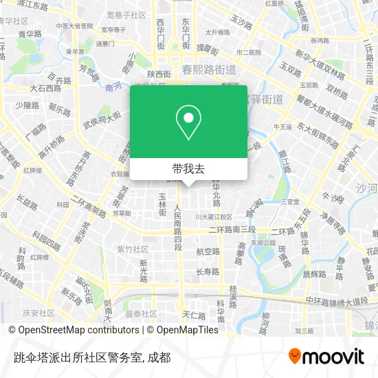 跳伞塔派出所社区警务室地图