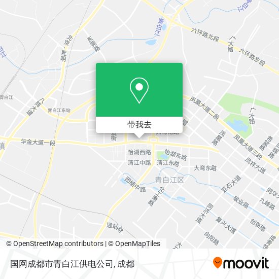 国网成都市青白江供电公司地图
