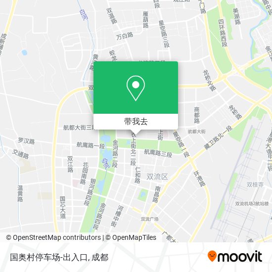 国奥村停车场-出入口地图