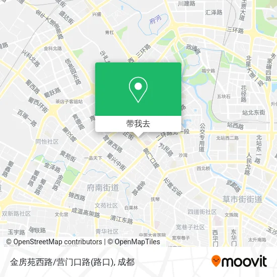 金房苑西路/营门口路(路口)地图