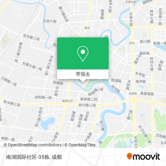 南湖国际社区-35栋地图