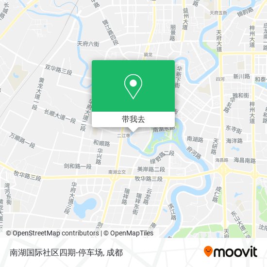 南湖国际社区四期-停车场地图