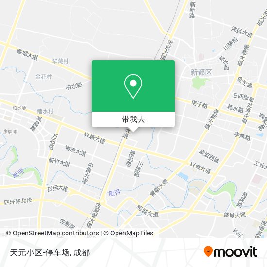天元小区-停车场地图