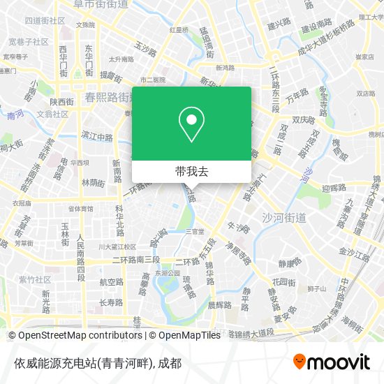 依威能源充电站(青青河畔)地图