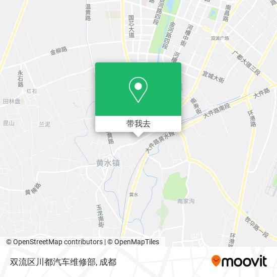 双流区川都汽车维修部地图