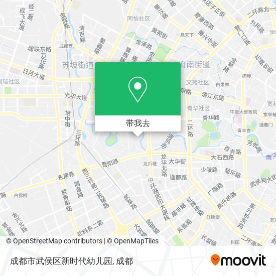 成都市武侯区新时代幼儿园地图