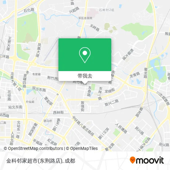 金科邻家超市(东荆路店)地图