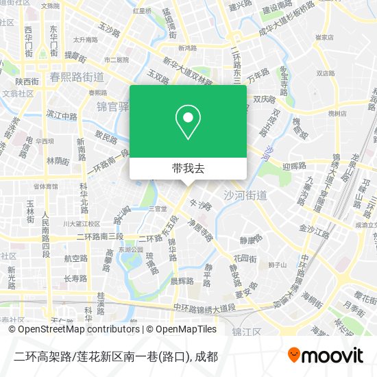 二环高架路/莲花新区南一巷(路口)地图