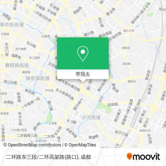 二环路东三段/二环高架路(路口)地图