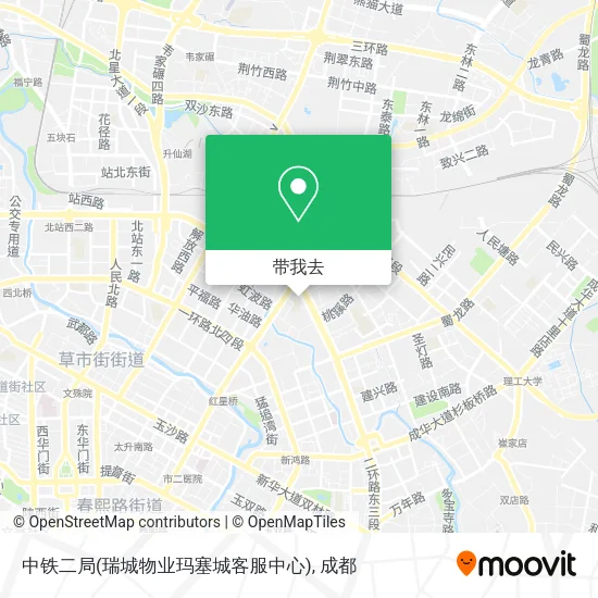 中铁二局(瑞城物业玛塞城客服中心)地图
