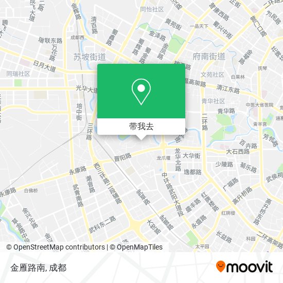 金雁路南地图