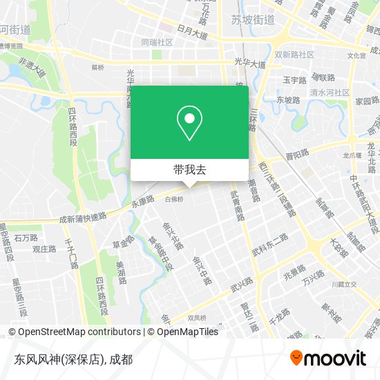 东风风神(深保店)地图