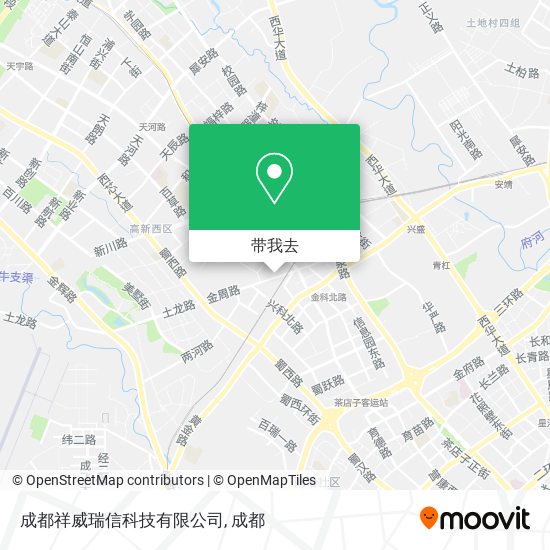 成都祥威瑞信科技有限公司地图
