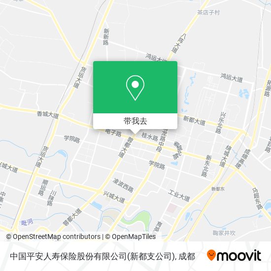 中国平安人寿保险股份有限公司(新都支公司)地图