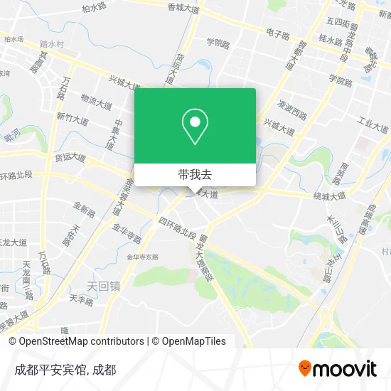成都平安宾馆地图