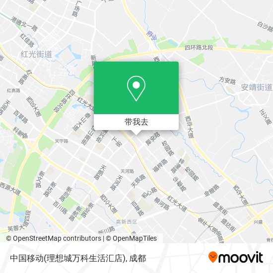 中国移动(理想城万科生活汇店)地图