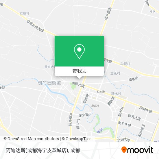 阿迪达斯(成都海宁皮革城店)地图