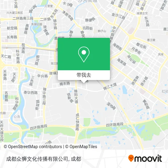成都众狮文化传播有限公司地图