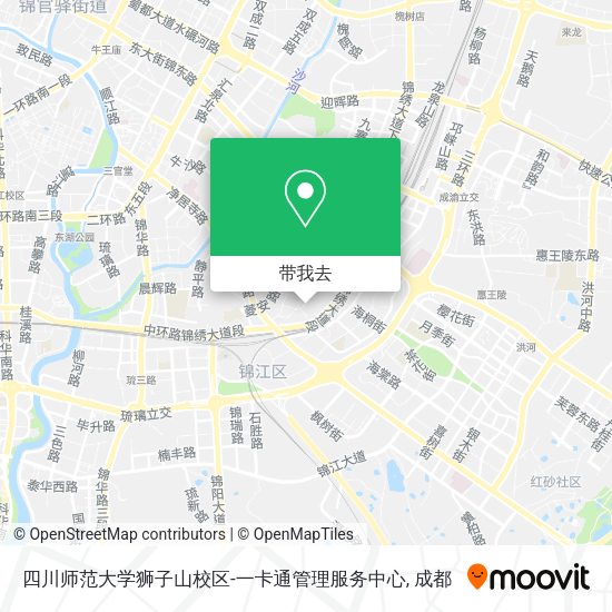 四川师范大学狮子山校区-一卡通管理服务中心地图