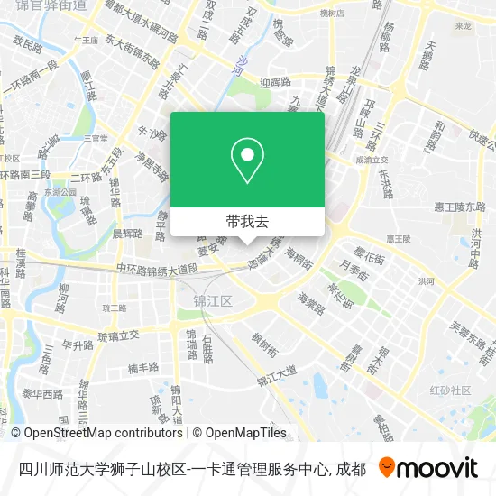 四川师范大学狮子山校区-一卡通管理服务中心地图