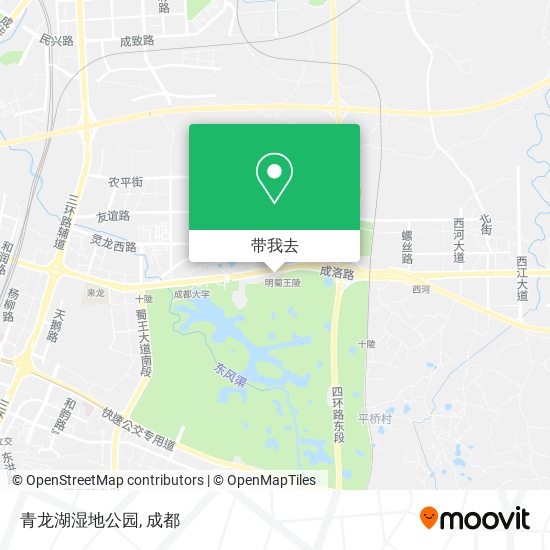 青龙湖湿地公园地图