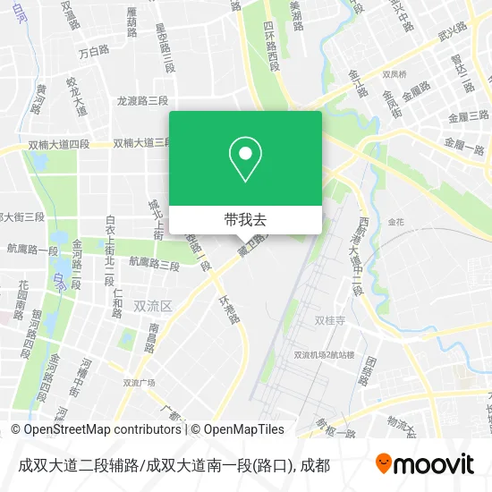 成双大道二段辅路/成双大道南一段(路口)地图