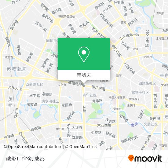 峨影厂宿舍地图