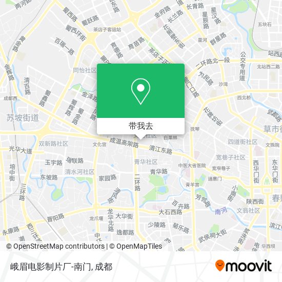 峨眉电影制片厂-南门地图
