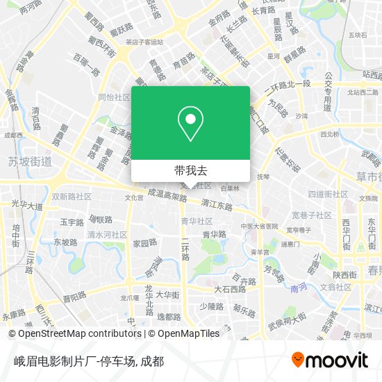 峨眉电影制片厂-停车场地图