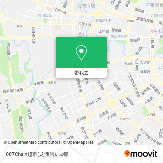 007Chain超市(龙湖店)地图